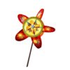 Rotating Windmill Base Lamp, Good Luck is Coming