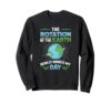 Rotation Of Earth Makes My Day Science Funny Physicist Sweatshirt
