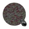 Round Computer Gaming Mouse Pad Non-Slip Rubber Base Mouse Mat