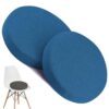Round Cushion Set 20x2in/50x5cm Round Cushion Thick，Linen，Fill Memory Foam Non-Slip Bottom Zip Design Removable Washable Cover