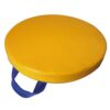 Round Floor ions with Handles - 18/16/14/12 Inch Waterproof PU Seat Pads for Classroom & Outdoor Flexible Seating (2pcs 30x3cm/12x1.2in)