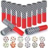 RoundFunny 12 Pcs Race Car Birthday Party Favors Black and White Checkered Kaleidoscopes Nostalgic Toys Educational Toys Goodie Bags Stuffers for Kids Classroom School Return Gifts Carnival Prizes