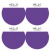 Round Name Stickers for Handwritten Use, Color to 2, 80mm