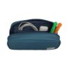 Roxy Makeup Bag | Storage Case | Cosmetics | Reusable | Zipper Closure | Lightweight | Accessories, Smarty Pack - Cool Surf Baltic