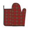 Royal Stewart Tartan Plaid Oven Mitts and Pot Holders Sets 2 Pack