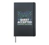 RPG Master D20 Role Playing Board Game Funny Gaming Hardcover Journal, Black