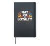 RPG Master D20 Role Playing Board Game Funny Gaming Hardcover Journal, Black