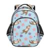 RPLIFE 17 Inch Backpack for Kids, Cute Otter Starfish Blue Backpack Elementary School