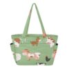 RPLIFE Women Tote Bag, Farm Animals Cows Green Handbag, Work Bags