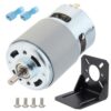 RS775 DC Motor 120W 12/24V High Torque Brushed Micro Motor Mount Bracket Kit
