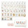 Ruarnist Cream Pearl Mahjong Tiles Set