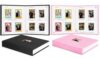 Ruibytree 128 Pockets Instant Mini Photo Album for 2x3 Photos, Black+Pink