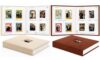 Ruibytree 128 Pockets Instant Mini Photo Album for 2x3 Pictures Beige+Brown