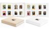 Ruibytree 128 Pockets Instant Mini Photo Album for 2x3 Pictures Beige+White
