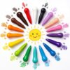 RuiHawk Jumbo Crayons for Toddlers 1-3, 18 Colors Easy-Grip & Unbreakable - Washable, Non-Toxic, Anti-Roll Art Supplies, Perfect First Crayons & Sensory Toy Gift for Ages 1-4
