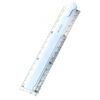 Ruler 30 Cm Drafting Tool with Compact Storage Design, Blue