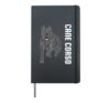 Running Cane Corso Dog Owner Hardcover Journal, Black