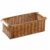 Rustic Organizer with Handles, Large, Modern Minimalist With Wooden Handles