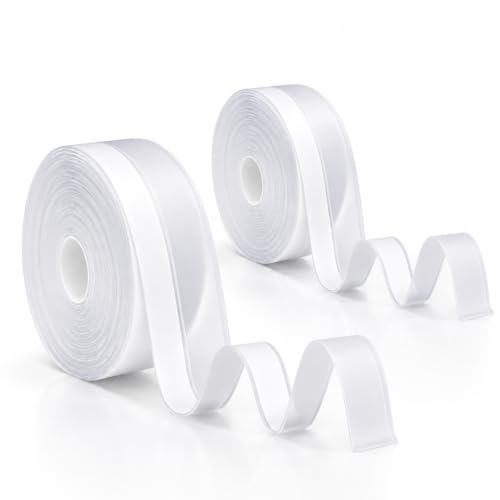 Ruxacty Weather Stripping Tape, Self Adhesive Door Seal Strip for Heat and Cold Draft Reduction, Dust and Noise Control, 16.4 Ft x 1.38 in, for Doors, Windows and Sliding Doors,2