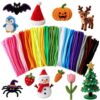 RXTODIY 200Pcs Pipe Cleaners for Arts & Crafts Multi-Colored Chenille Stems