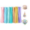 RXTODIY 200Pcs Pipe Cleaners for Arts & Crafts Multi-Macaron Chenille Stems