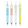 RXXCMD 4pcs 0.5mm Mechanical Pencils Automatic Press Pens Stationery School Office Supplies