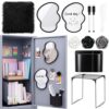 Sabary 11 Pcs Locker Accessories Kit, Locker Organizer for School,Black