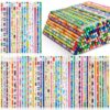 Sabary 300 Pcs Assorted Wood Pencil Bulk 50 Styles Colorful #2 HB Pencils