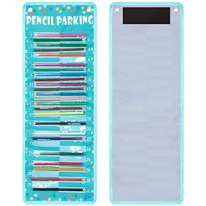 Sabary Pencil Parking Pocket Chart, Classroom Wall Organizer, Bright