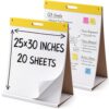 Sabary Tabletop Easel Pad, Great for Virtual Teachers and Students, 25 x 30 Inches, 30 Sheets, Pad, 2 Pads, Flip Chart Paper, Teacher Anchor Chart