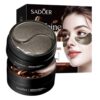 SADOER Caffeine Collagen Firm Nourish Eye Mask 60Pcs/30Pairs Hydrating Tender Eye Patches Boost Elasticity Fade Fine Lines Improve Dark Circles