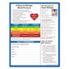 Safety Magnets by ZOCO – Blood Pressure Management, Heart Attack & Stroke Guides (10-Pack) – 8.5 x 11 Laminated Cards – Promotional Handout for Healthcare & Community Outreach