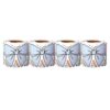 SAFIGLE 4 Rolls Pastel Bow Bulletin Board Borders, Self-Adhesive Coated Paper Stickers, Bowknot Shape, 32.8ft Roll, Easy to Apply and Remove, for Classroom Decor and Chalkboard Borders