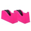 SAFIGLE Tape Quick with Dispenser Weighted 2pcs Desktop Non-Skid Base, Accommodates Small Large Rolls, Precise Cutting Performance Replacement and Office and Craft Supplies