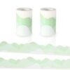 Sage Green Mountain Bulletin Board Border 2 Pack, 32.8ft/Roll Self-Adhesive Trim