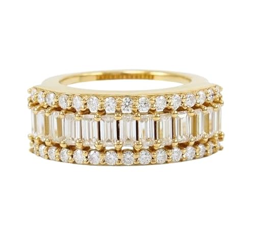Sagir jewellery Moissanite Diamond Smart Ring Cover,Gen 4 and Gen 3 Gold Vermeil Smart Cover Jacket ring, Dainty Stackable Ring, Moissanite Gabit smart ring,14K Gold Plated,Minimalist Accessory Gift for Her,Size 3-12