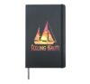 Sailing Sailboat Vintage Retro Feeling Nauti Hardcover Journal, Black