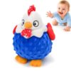 SAIMAND Baby Toys 12+ Months-Musical Moving Plush Chicken with Voice Replay