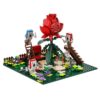 SALJGKS Magic Flower Garden Building Set with Poker Soldiers, 447 PCS Creative Botanical Collection Rose Bricks Kit, Fantasy Desktop Decor Toy Gift for Adults & Teens (Rose Garden)