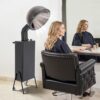 Salon Standing Hood Hair Dryer with Wheels 3 Temp & Timer, 1200W