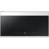 Samsung Bespoke 2.1 Cu. Ft. Over-the-Range Microwave with Sensor Cooking and Edge-to-Edge Glass - White Glass