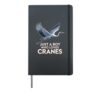 Sandhill Crane Bird Lover Birdwatching Ornithology Birder Hardcover Journal, Black