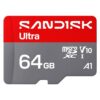SANDISK 64GB Ultra microSD Card + Adapter, Up to 145MB/s Read Speeds 2-Pack
