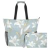 sanluoli Tote Bag Portable, Weekender Overnight Bag 2 PCS