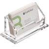 SANRUI Acrylic Business Card Holder Desk Clear Horizontal Display 1 Slot