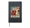 Santa Claus I Love Jesus Christ Renaissance Painting Hardcover Journal, Black