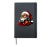 Santa Jesus Hardcover Journal, Black