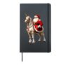 Santa Rider Hardcover Journal, Black