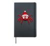 Santa Spider Hardcover Journal, Black
