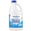 SANZINAZ Low-Splash Bleach, 81 fl oz Household Laundry Bleach for Whites, Everyday Washing and Home Cleaning, Easy-Pour Bottle for Laundry Room Use